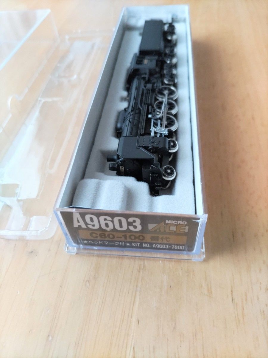 【ほぼ新品美品】A9603 C60-100番代ヘッドマーク付き　マイクロエース蒸気機関車鉄道模型Ｎゲージ