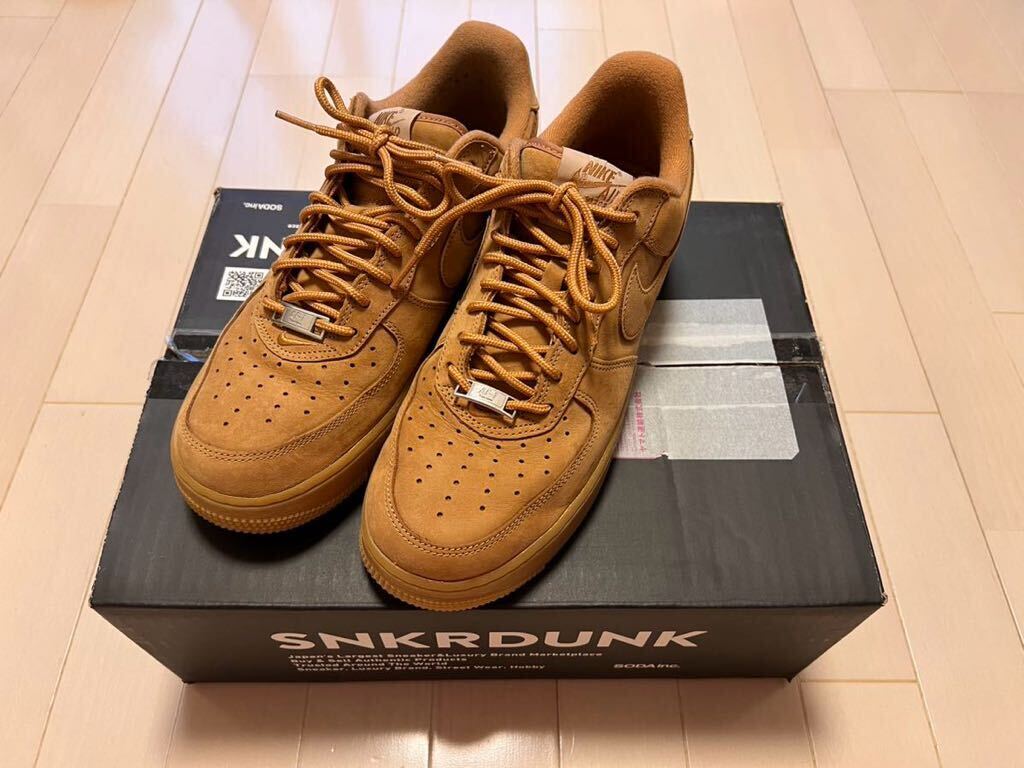 ※1円スタート※Supreme × Nike Air Force 1 Low Flax/Wheat シュプリーム × ナイキ エアフォース 1 ロー フラックス/ウィートサイズ27cmの画像1