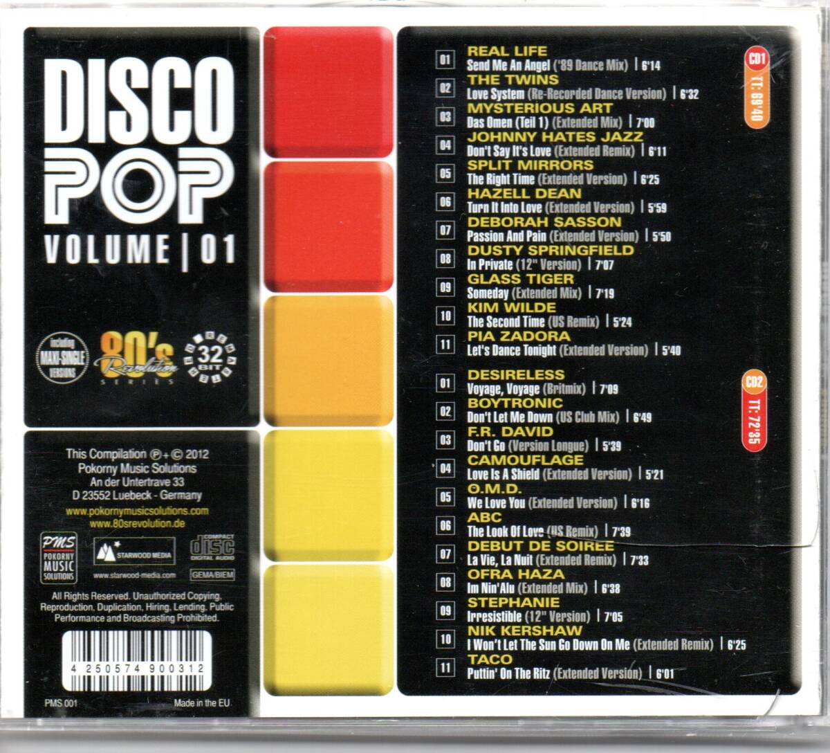 【2CD】80's Revolution - Disco Pop Volume 01_画像2