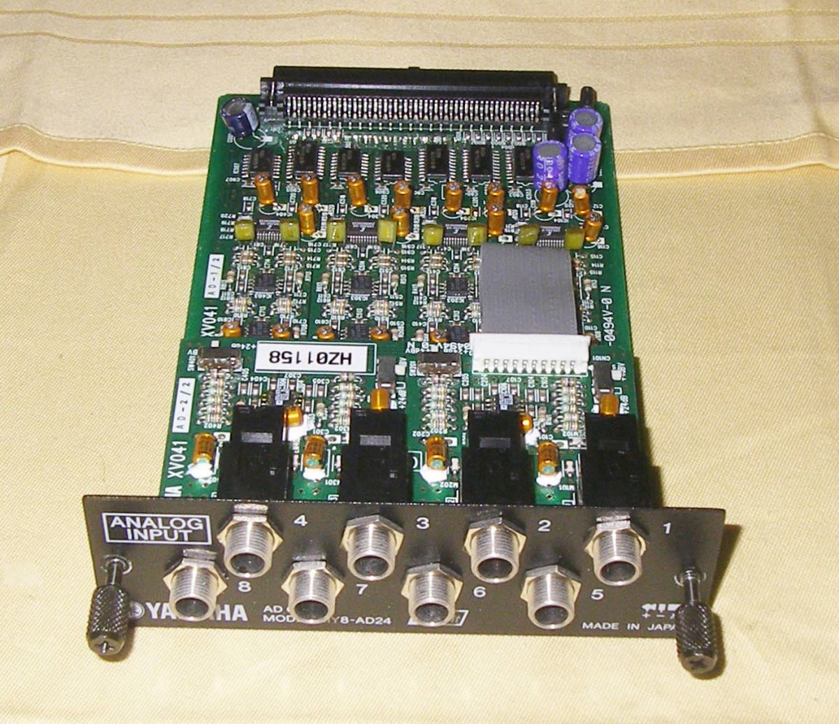 *YAMAHA MY8-AD24 24bit 8 channel analogue input card *OK!!!*MADE in JAPAN*