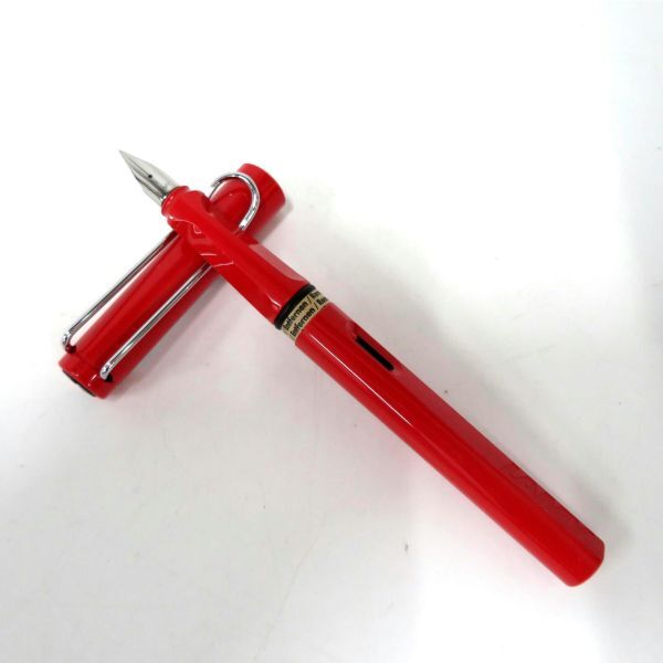 Неиспользованные предметы хранения Lamy/Ramy Fountain Pen L16-F Safari Red 16f