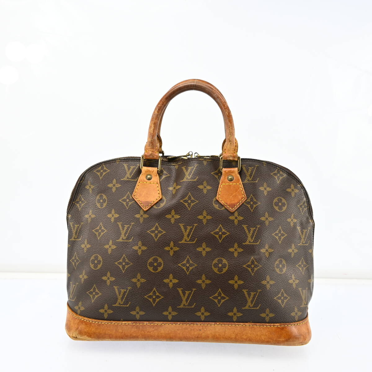 LOUIS VUITTON ルイヴィトン M51130 モノグラム アルマ ハンドバッグ トートバッグ レディース ブラウン系 P2725CA603_画像2