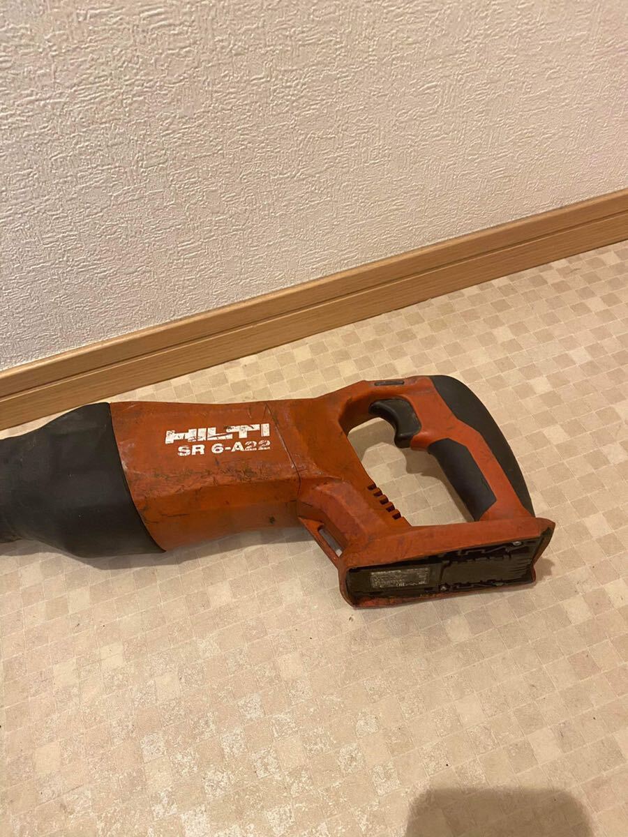 動作OK HILTI 充電式レシプロソー SR6-A22_画像3