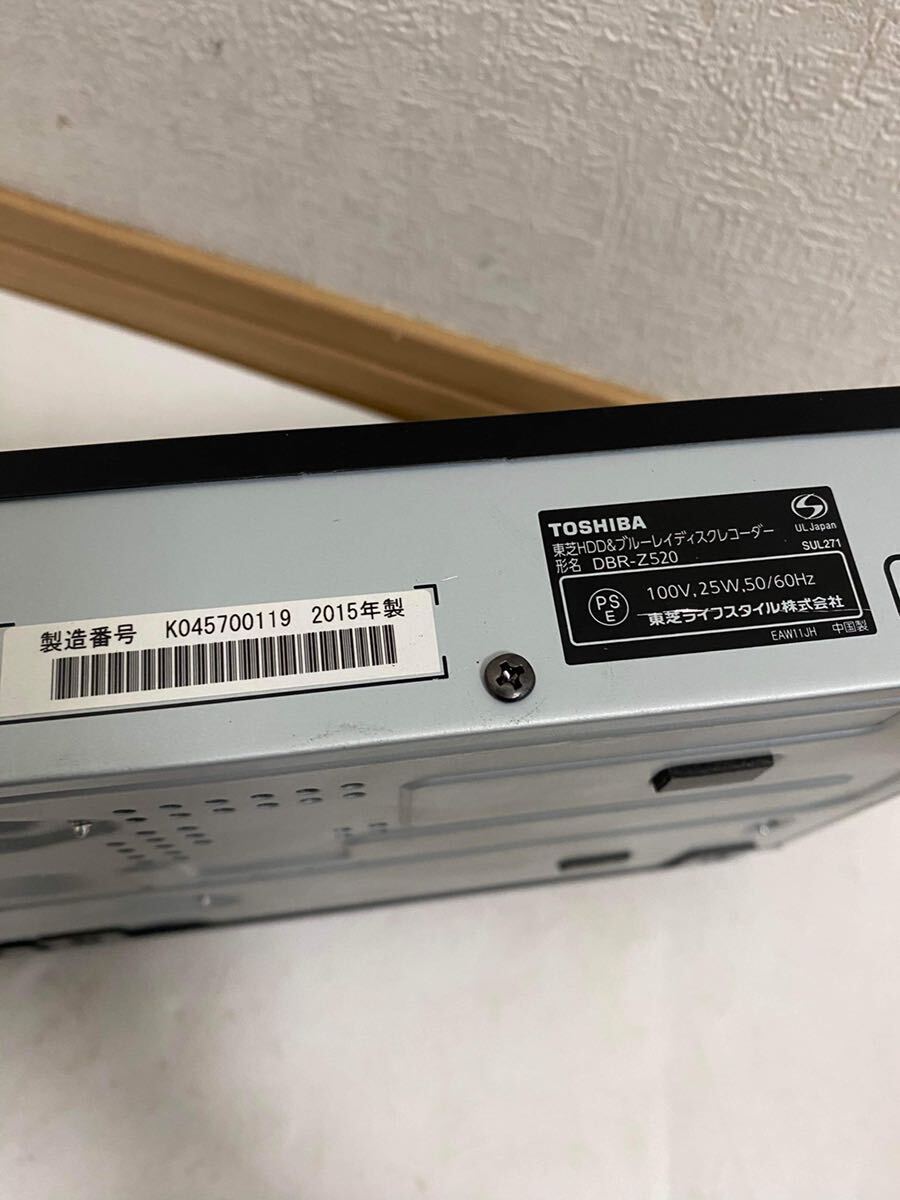 TOSHIBA DBR-Z520 Blue-ray disk recorder 2015 year made 