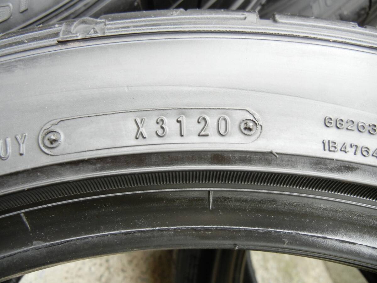 【送料無料】② GOODYEAR EAGLE 255/40R17 2本 2020年 バリ山 REVSPEC RS-02 グッドイヤー レヴスペック_画像6