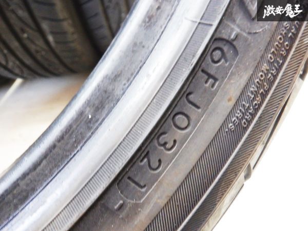 ★溝あり!!★ YOKOHAMA ヨコハマ ADVAN FLEVA 225/40R18 92W 225 40R18 92W タイヤ 4本 単体 2021年製_画像7