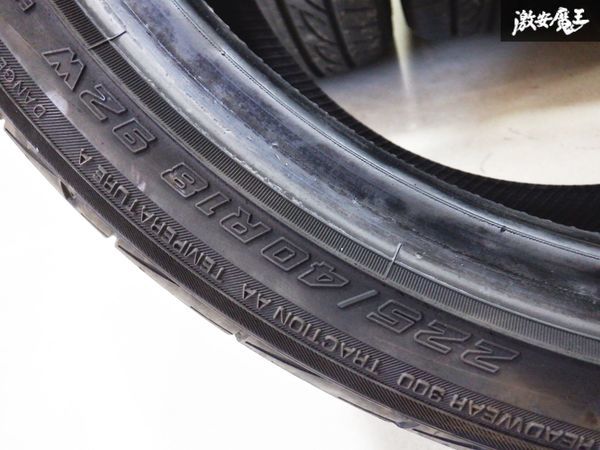 ★溝あり!!★ YOKOHAMA ヨコハマ ADVAN FLEVA 225/40R18 92W 225 40R18 92W タイヤ 4本 単体 2021年製_画像5