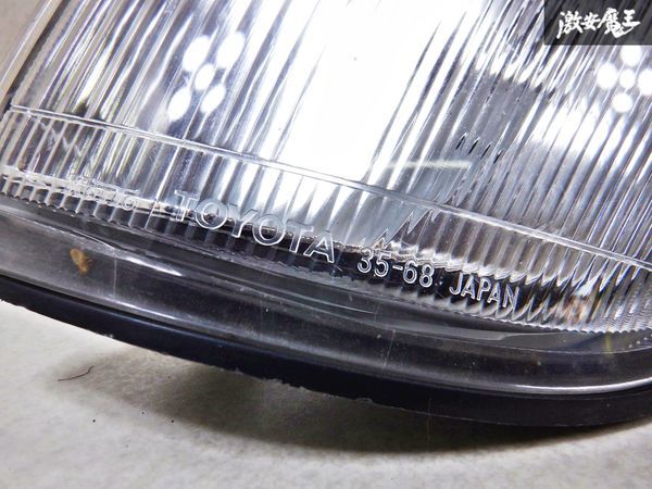 トヨタ純正 RZN180W RZN185W ハイラックス サーフ 前期 コーナーランプ 左 助手席 KOITO 35-68 即納 棚D11O_画像4