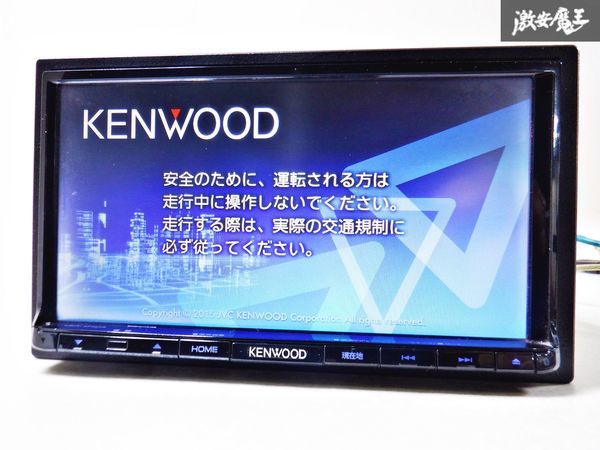 保証付 KENWOOD ケンウッド メモリーナビ MDV-D403 地図データ 2015年 Bluetooth DVD再生 CD再生 ワンセグ カーナビ 棚C12の画像1
