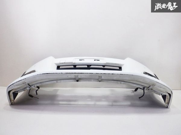 日産純正 OP E52 エルグランド ハイウェイスター HWS 前期 LED フロントバンパー QAB ブリリアントホワイトパール 62022-1JB0H 棚2Q3_画像7