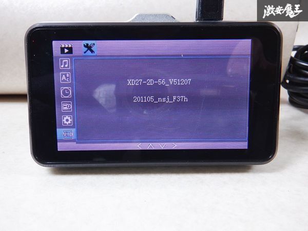 保証付 社外品 SYMFY シンフィー ドライブレコーダー ドラレコ リアカメラ付き 配線付き 棚S1D_画像3
