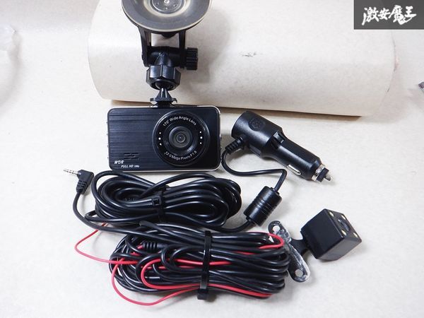 保証付 社外品 SYMFY シンフィー ドライブレコーダー ドラレコ リアカメラ付き 配線付き 棚S1D_画像1