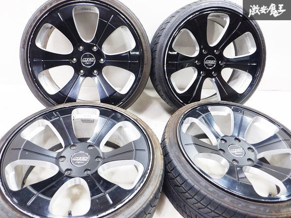 M.T.S. M-TECH SPORTS MJ20-REVERES 20インチ 8.5J +38 6穴 PCD139.7 225/35ZR20 タイヤ付き TRH200 200 ハイエース キャラバン デリカ_画像1