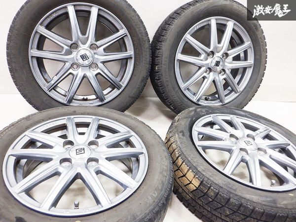 KYOHO 共豊 SEIN ザイン 14インチ 4.5J +45 4穴 PCD100 155/65R14 スタッドレス タイヤ付き ワゴンR アルト ラパン ムーヴ ミラ タントの画像1