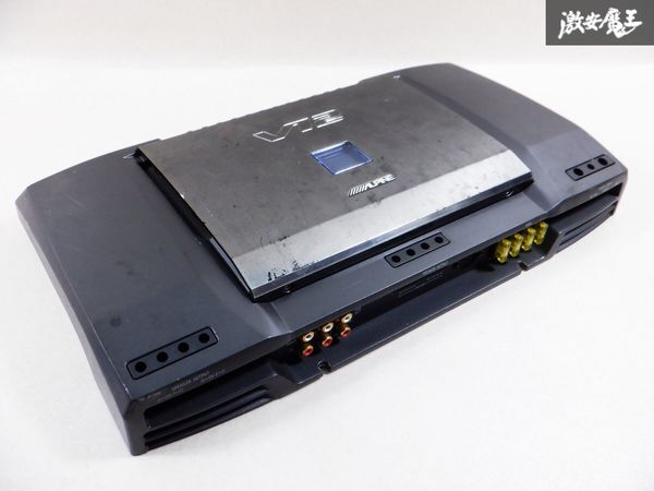 保証付 通電OK♪ ALPINE アルパイン 4ch 4チャンネル パワーアンプ MRV-F545 カーオーディオ 棚E6の画像3