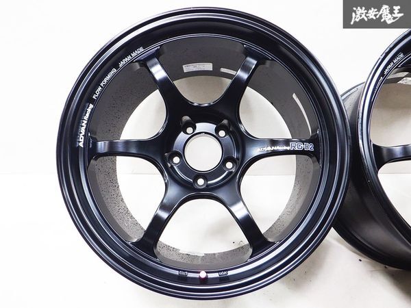 ◆美品!!◆ YOKOHAMA ヨコハマ アドバンレーシング RG-D2 18インチ 10.5J +15 5穴 PCD114.3 ホイール単体 4本 BNR32 BCNR33 BNR34 GT-R Z33