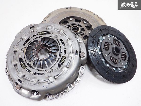 ◆バリ山!!◆ 日産純正 CKV36 スカイライン クーペ VQ37VHR 6MT ノーマル クラッチ カバー ディスク フライホイール 残量 約8.4mm 棚W11_画像1