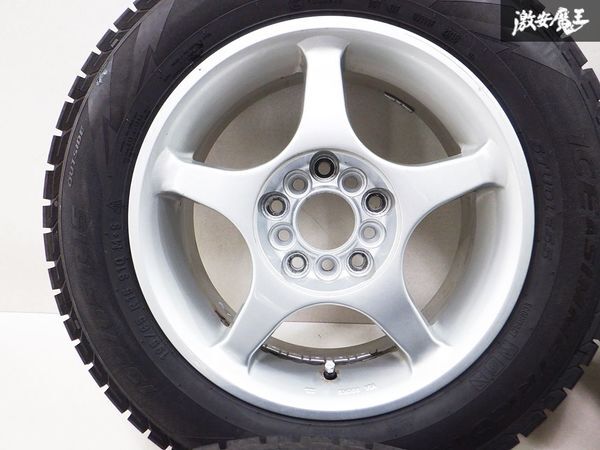 Misty アルミホイール 15インチ 6.5J +45 5穴 PCD114.3/100 195/65R15 4本 スタッドレス タイヤ付き ノア ヴォクシー セレナ エルグランド_画像3