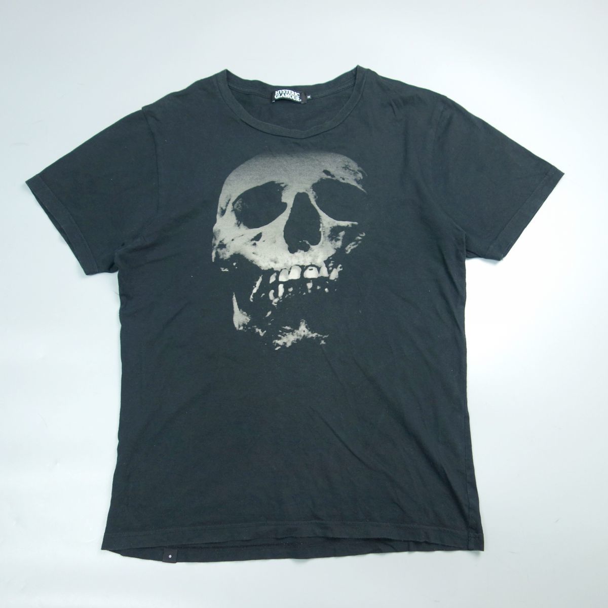 HYSTERIC GLAMOUR ヒステリックグラマー SKULL BERRY スカルベリー 半袖Tシャツ M ブラック メンズ_画像1