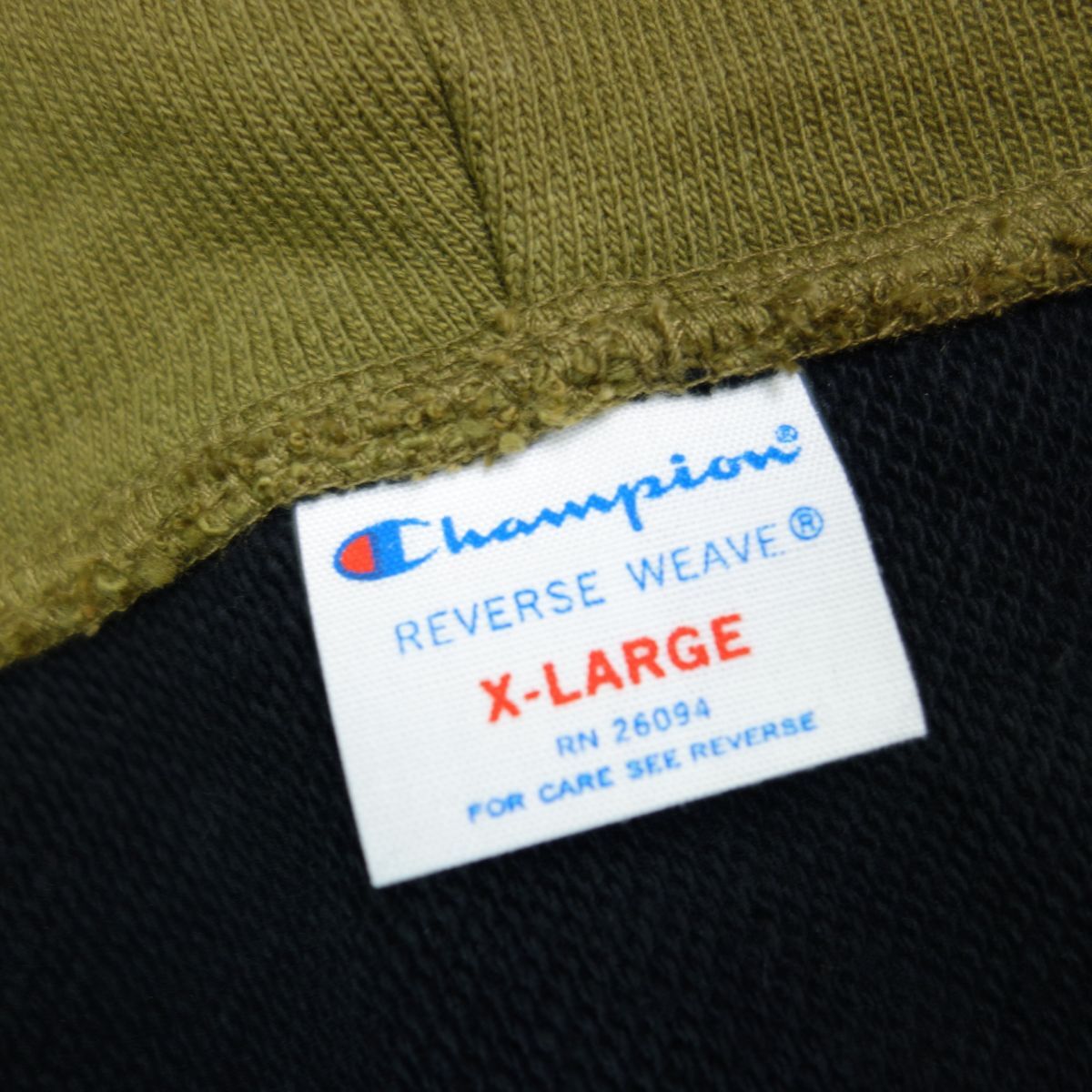 美品 Champion チャンピオン リバースウィーブ REVERSE WEAVE クレイジーカラー ジップアップパーカー メンズ XL C8-U106_画像6