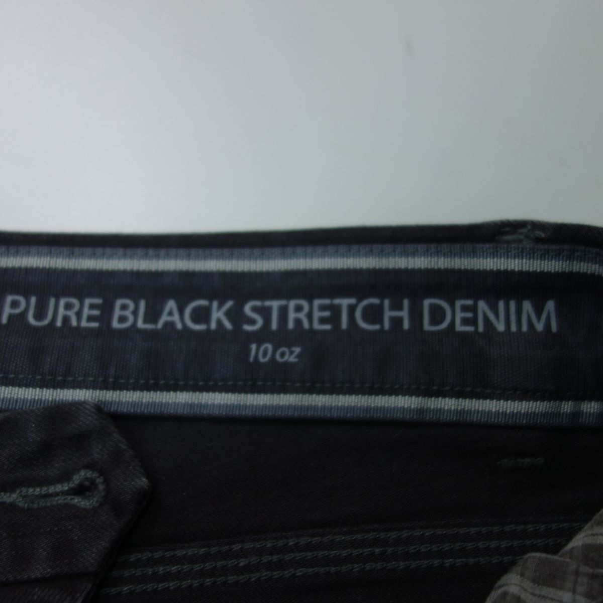 Zegna Sports ゼニア PURE BLACK STRETCH DENIM 10 oz ストレッチ スリムフィット デニム ジーンズ 黒 メンズ 34_画像5