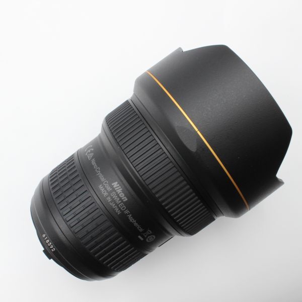 【極美品】 Nikon ニコン AF-S NIKKOR 14-24mm f2.8 G ED 元箱 付属品 付き nikon NIKON 33005の画像9