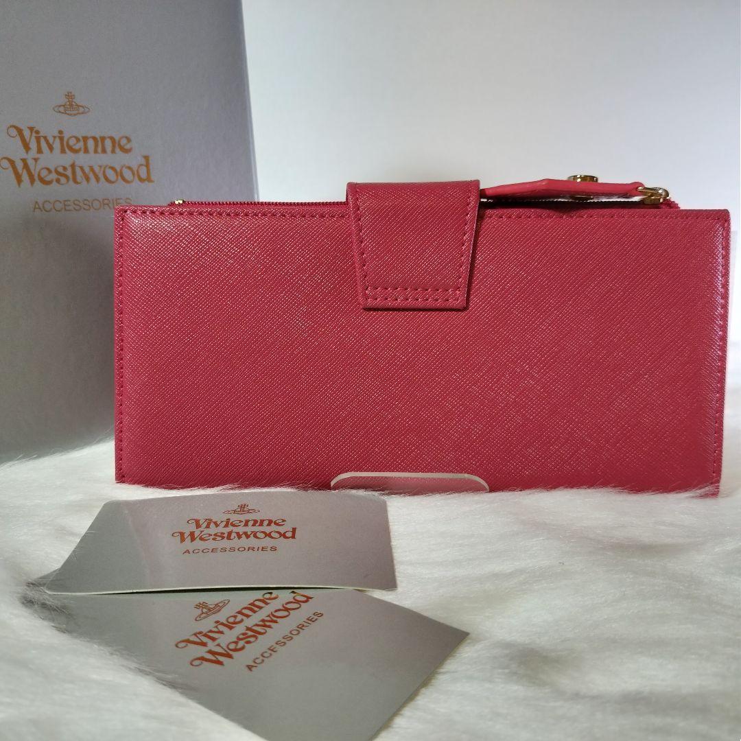 94Vivienne Westwoodヴィヴィアン長財布 二つ折り ピンク 新品