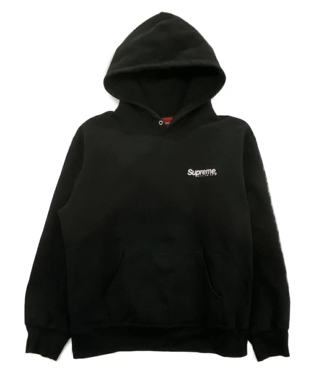 Supreme 23SS Worldwide Hooded SweatShirt ワールドワイド パーカー M ブラック シュプリーム