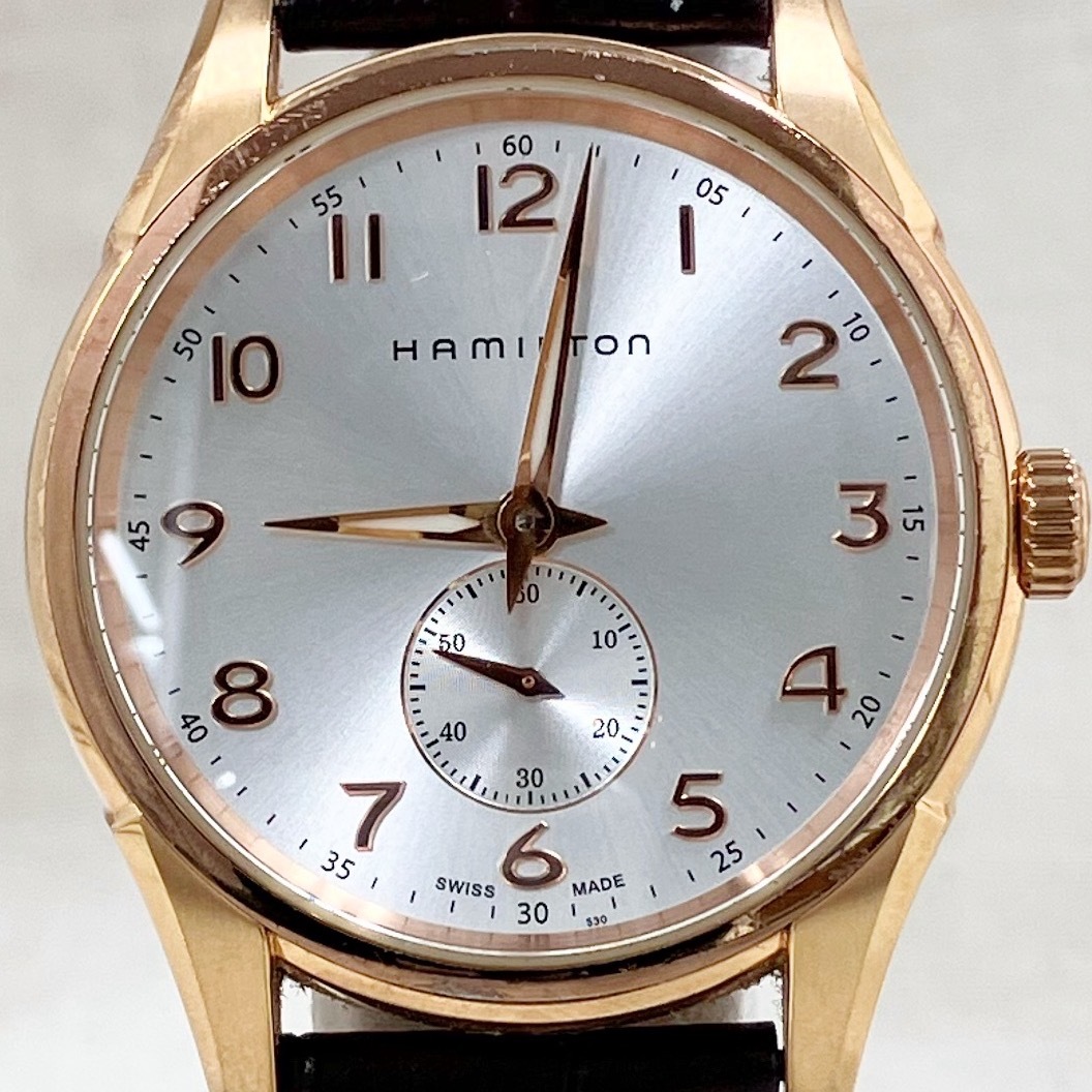 ［ジャンク］ HAMILTON ハミルトン ジャズマスター H384410 クォーツ式 本体のみ 腕時計の画像1