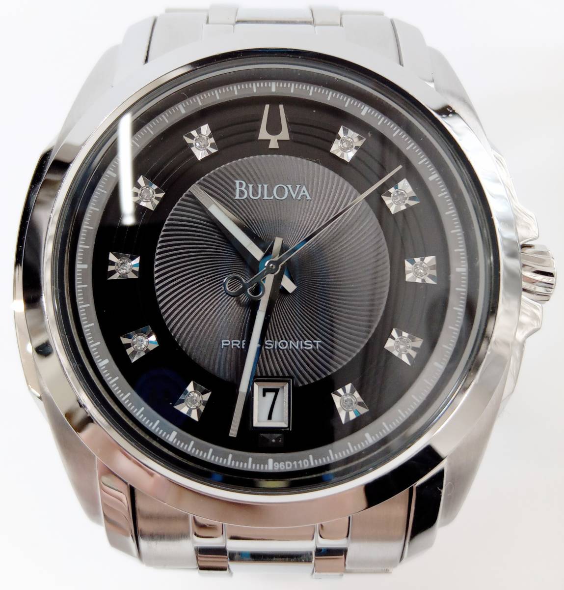 高質で安価 - Yahoo!オークション BULOVA 96D110 プレシジョニスト ブローバ ブローバ