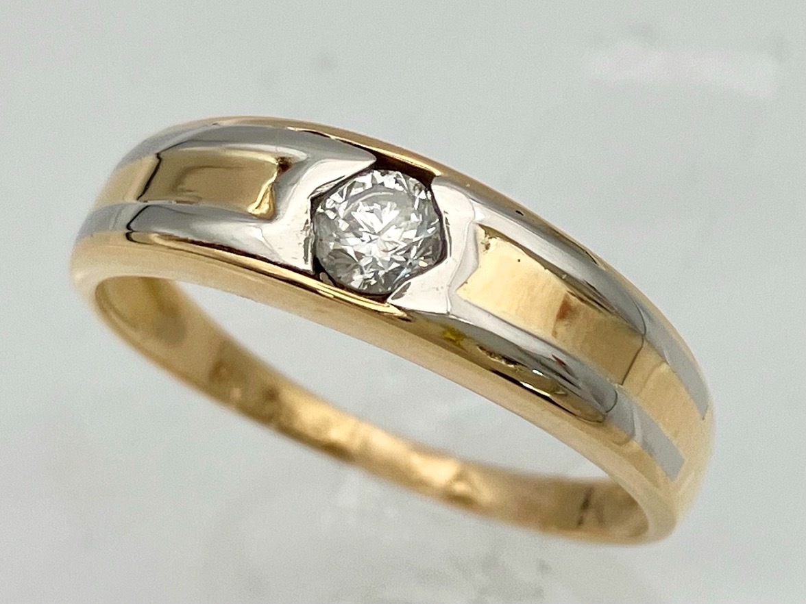 【楽ギフ_のし宛書】 K18/Pt900/#13/2.7g/ダイヤ0.97ct リング 店舗受取可 プラチナ台