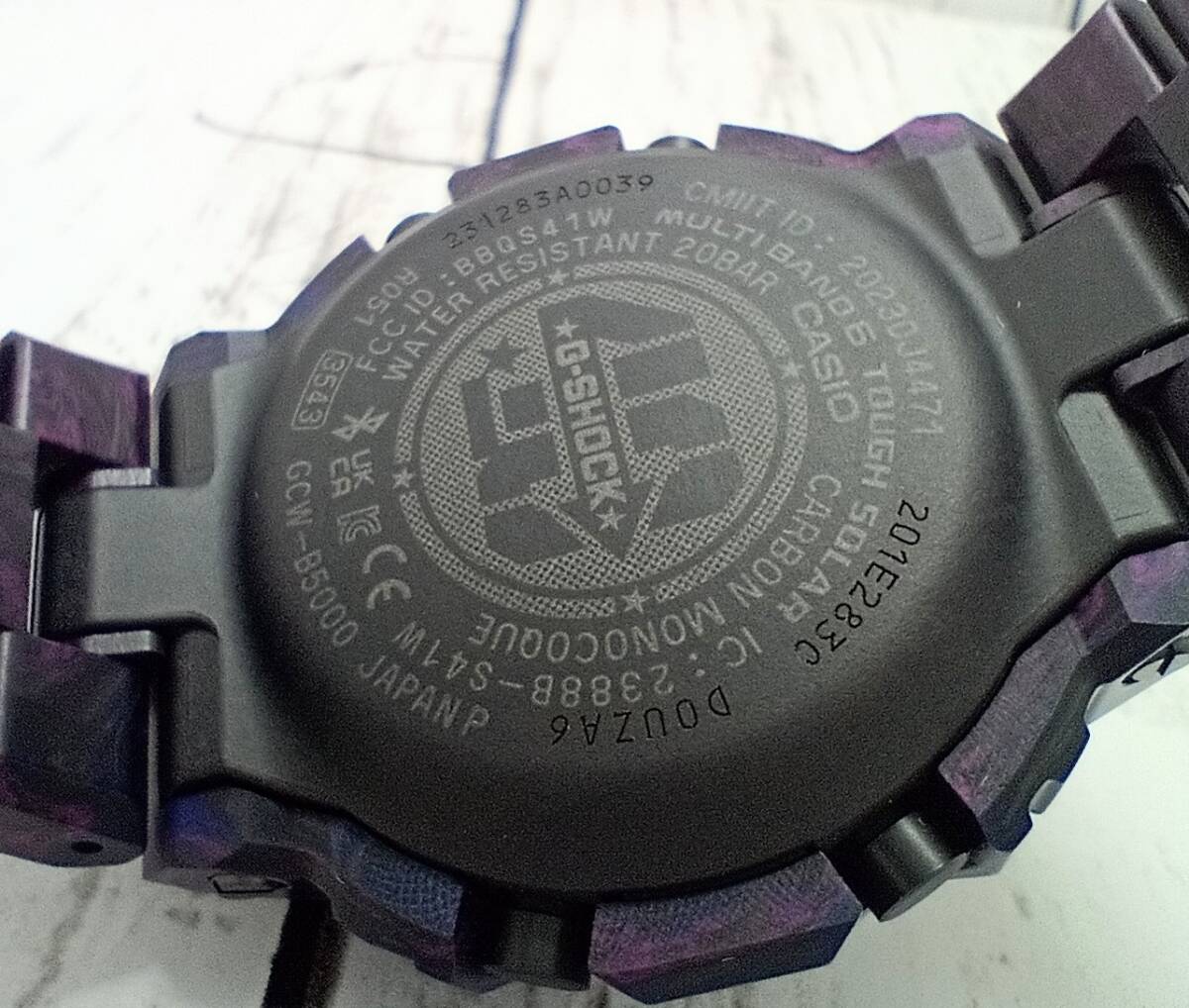CASIO G-SHOCK GCW-B5000UN-6JR 40周年記念モデル デジタル文字盤 カーボン製 電波ソーラー 腕時計 店舗受取可_画像5