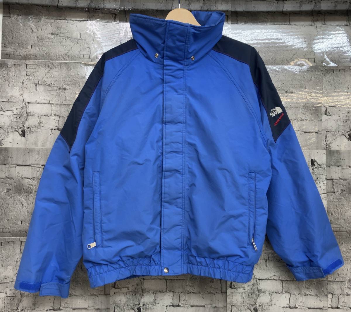 80s USA製 THE NORTH FACE ノースフェイス EXTREME GORE-TEX JACKET ナイロンジャケット ゴアテックス サイズL ブルー