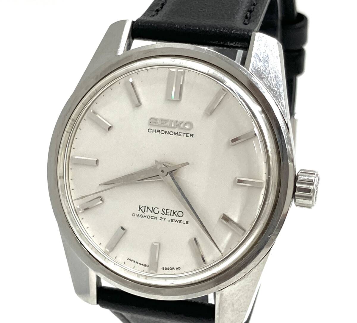 SEIKO セイコー KING SEIKO キング セイコー 手巻き 腕時計 4420-9990／5N01602 裏蓋記念刻印有り ベルト非純正_画像1