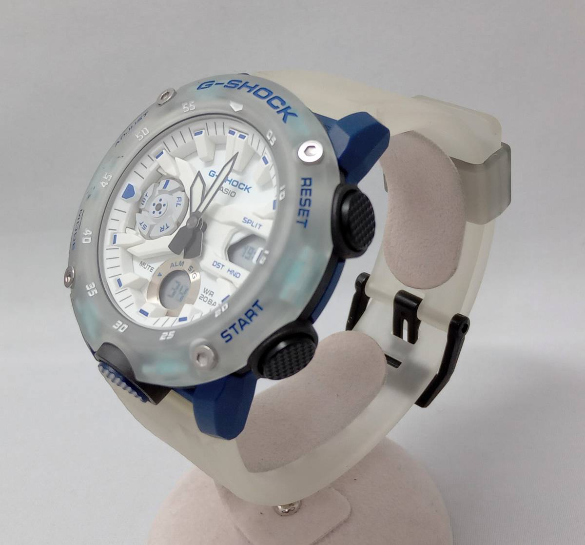 CASIO カシオ G-SHOCK GA-2000HC-7AJF HIDDEN COAST マットスケルトン ホワイト クォーツ_画像3