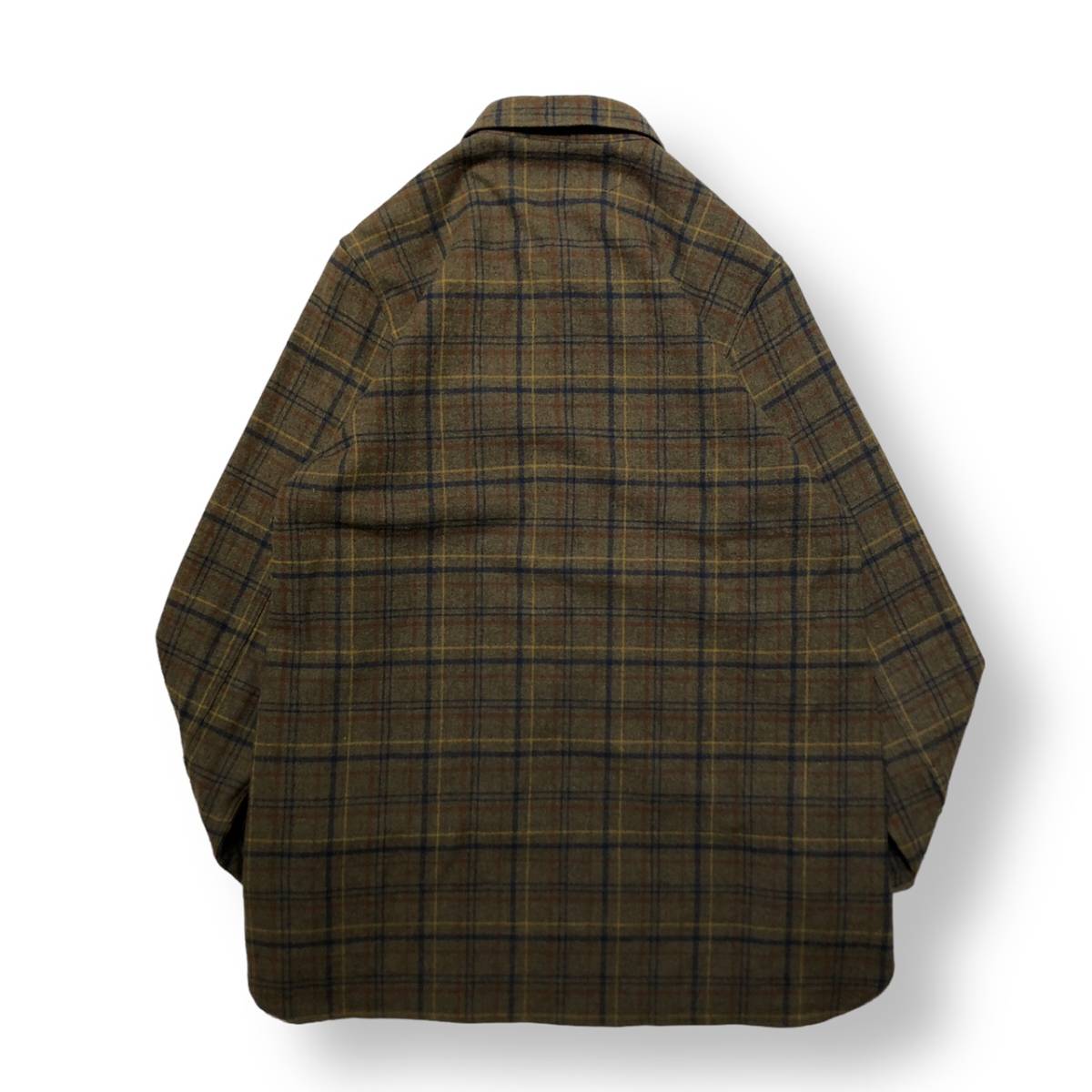 UNDERCOVER wool check shirt шерсть проверка рубашка рубашка с длинным рукавом размер 2 undercover магазин квитанция возможно 