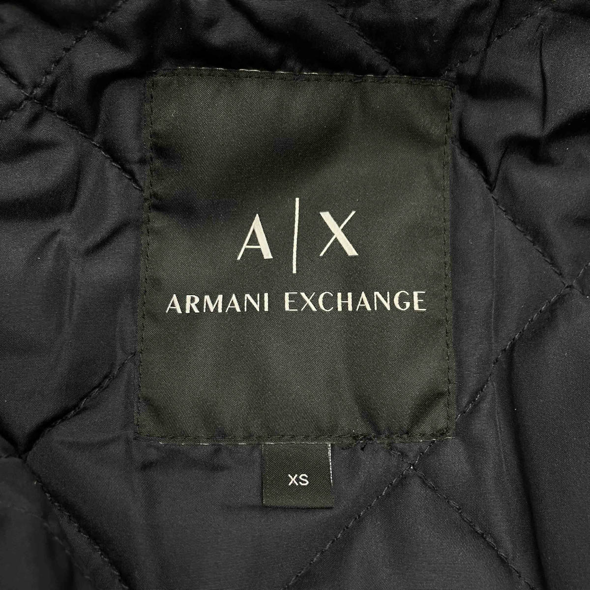 ARMANI EXCHANGE アルマーニ エクスチェンジ メンズ コート 6LZBG1 Z1W1Z サイズXS ネイビー系カラー_画像4