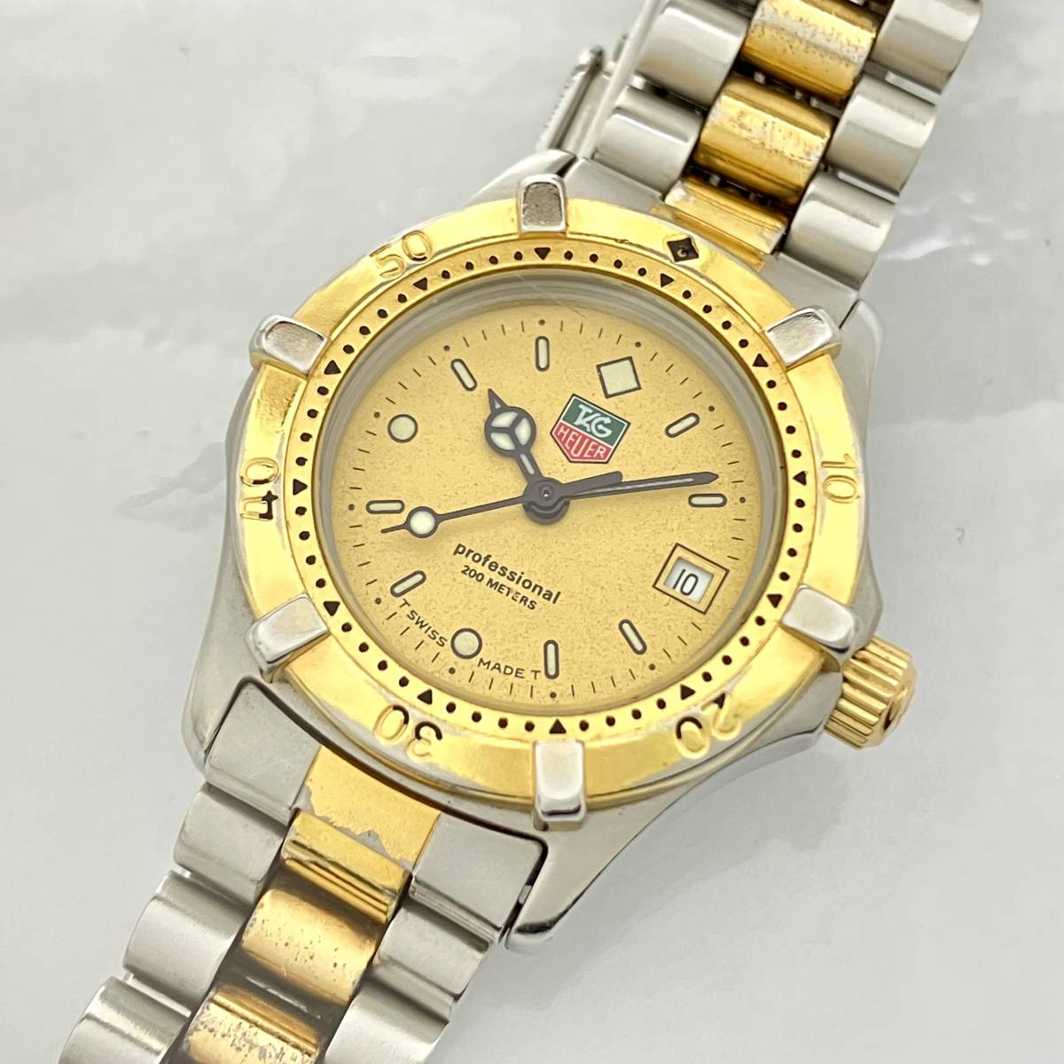 【予約販売】本 HEUER TAG ジャンク タグホイヤー 稼働品 レディース クォーツ 964.008F 2000シリーズ 2000シリーズ