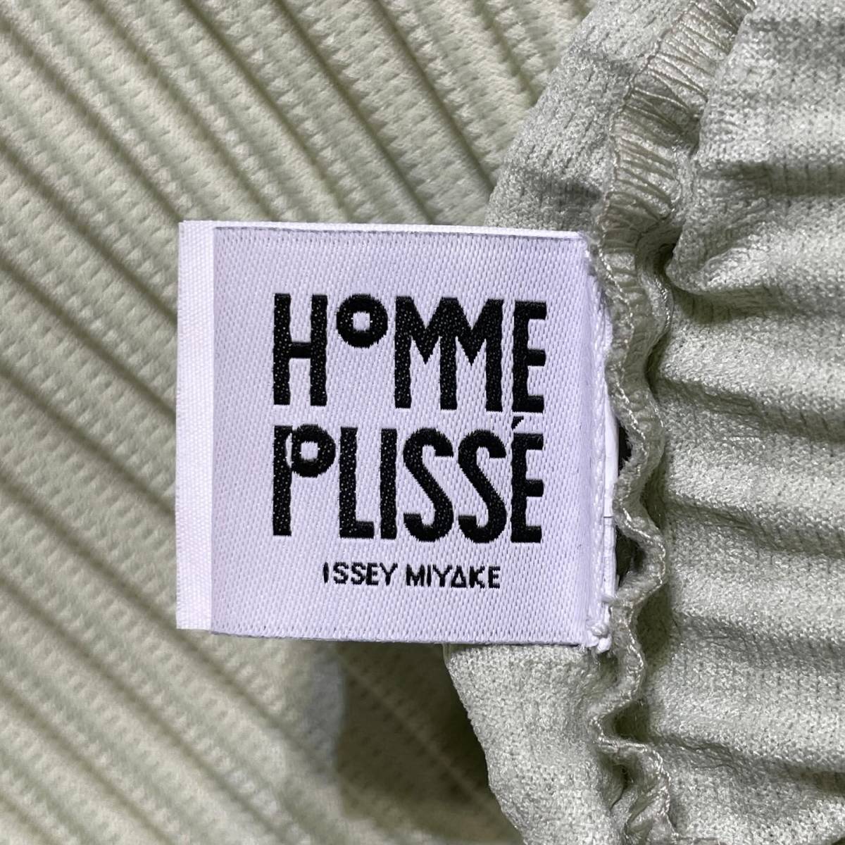 24SS HOMME PLISSE ISSEY MIYAKE HORIZON PLEATS ロングポロシャツ ライトグリーン hp41-jk271-61 オムプリッセイッセイミヤケ 店舗受取可_画像4