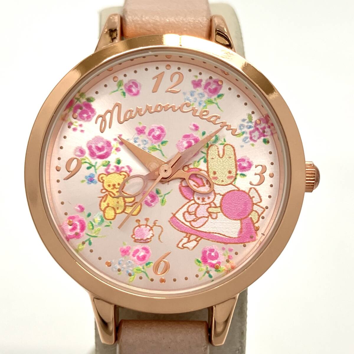  коробка с руководством пользователя Sanrio marron крем шитье серии кварц наручные часы SANRIO