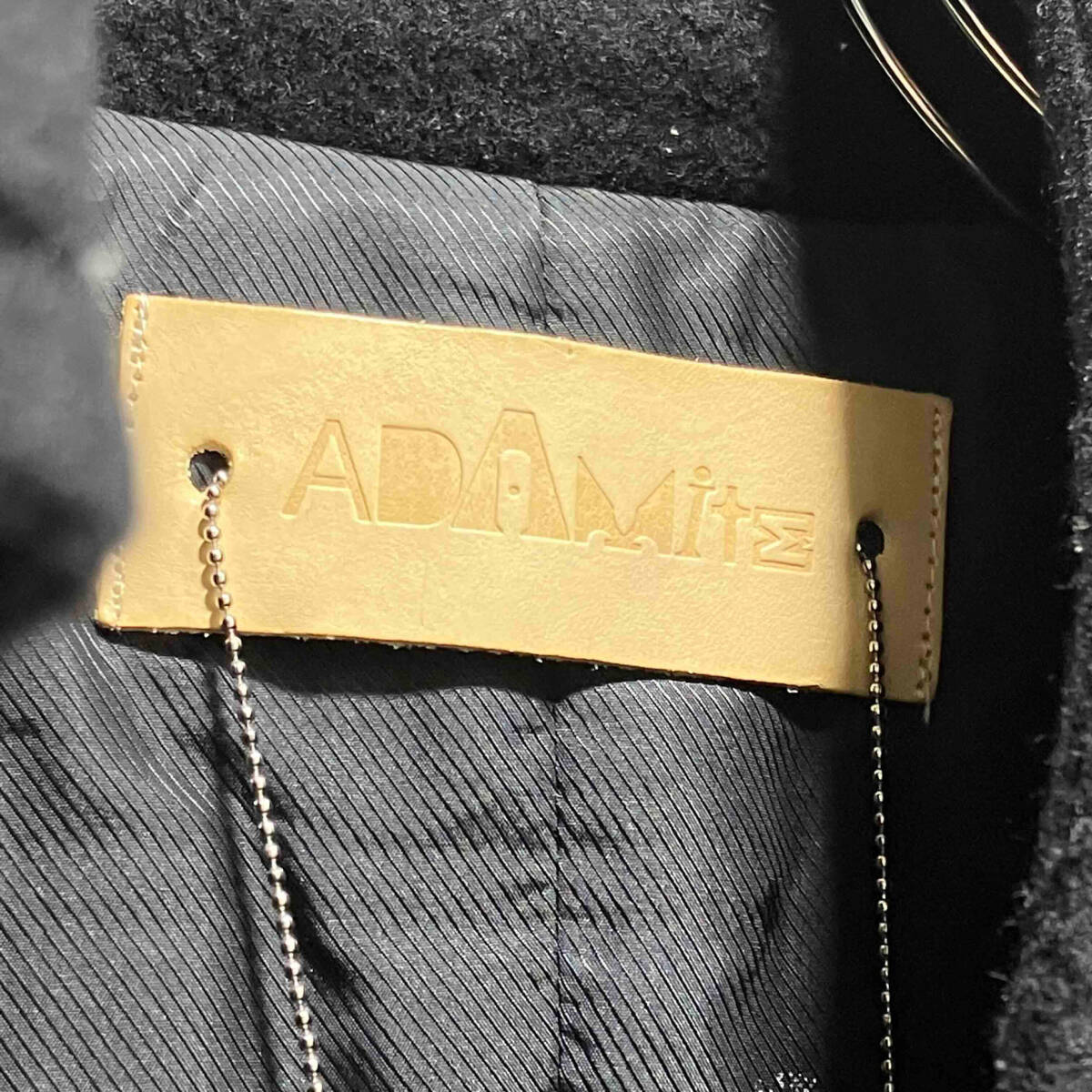 ADAMITE Wool Jacket Black Size:M アダマイト 変形ウールジャケット ブラック 店舗受取可_画像5