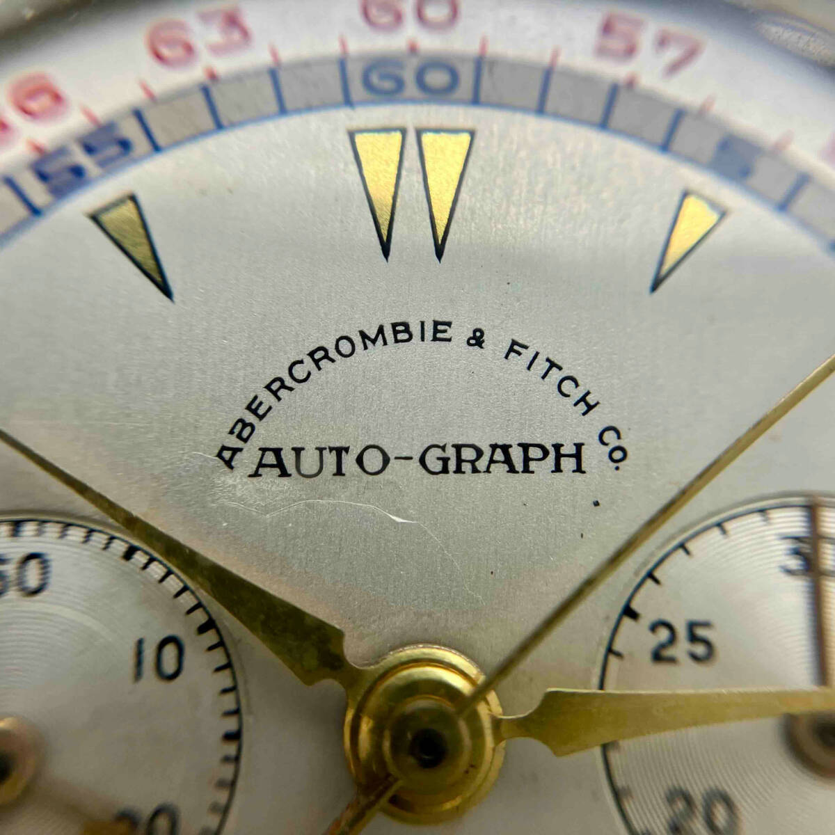 ジャンク ABERCROMBIE & FITCH Co. AUTO-GRAPH 手巻 腕時計 稼働品 店舗受取可の画像5