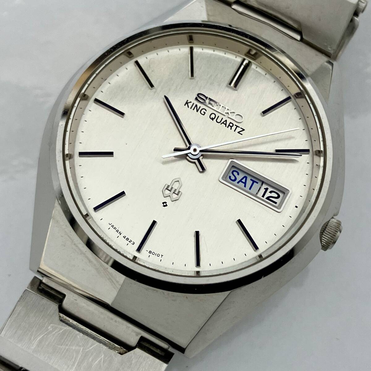 ジャンク SEIKO セイコー KING QUARTZ キングクォーツ 4823-8010 クォーツ 腕時計_画像1