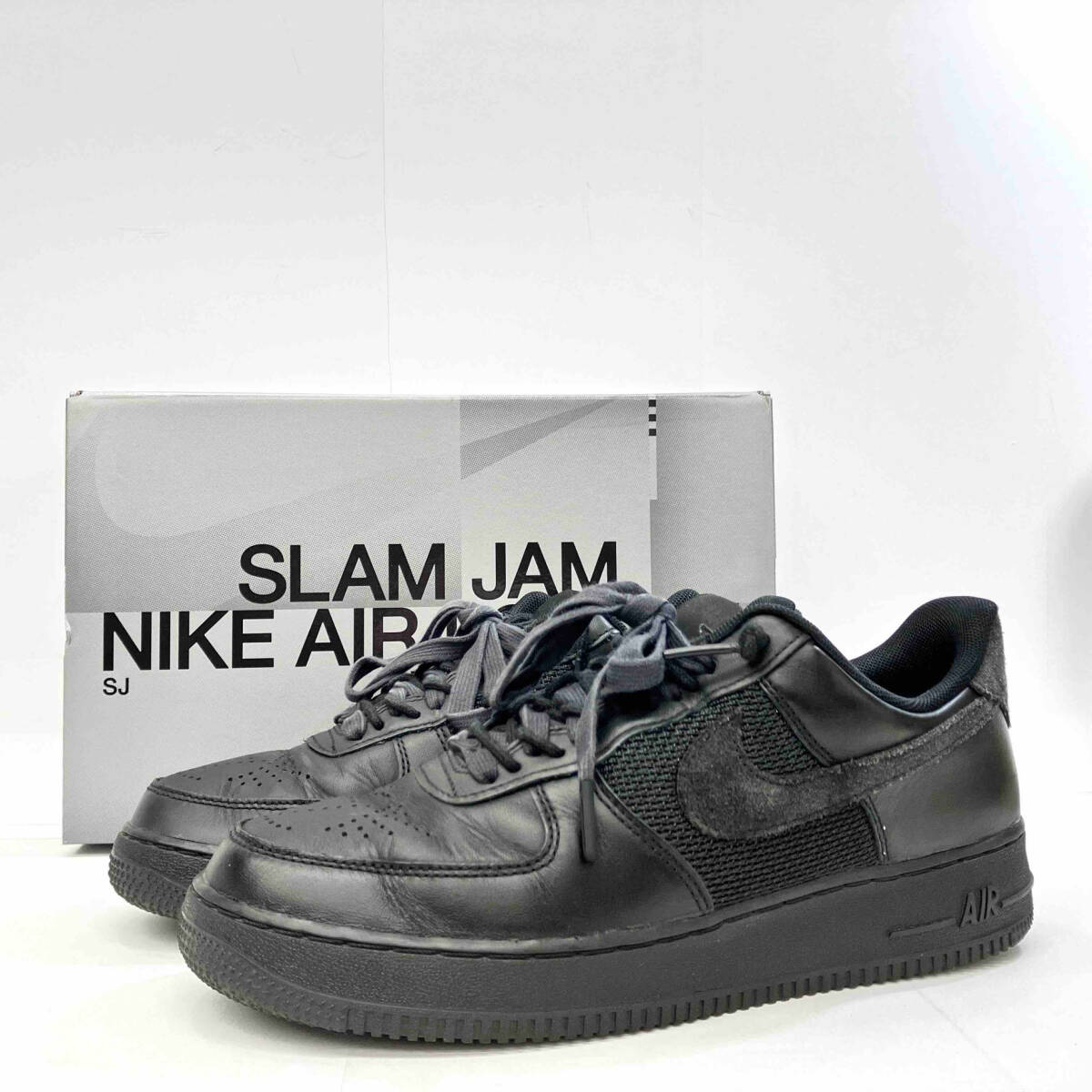 Slam Jam × Nike Air Force 1 Low Black and Off Noir スラムジャム × ナイキ エアフォース1 ローDX5590-001 26.5cm_画像1