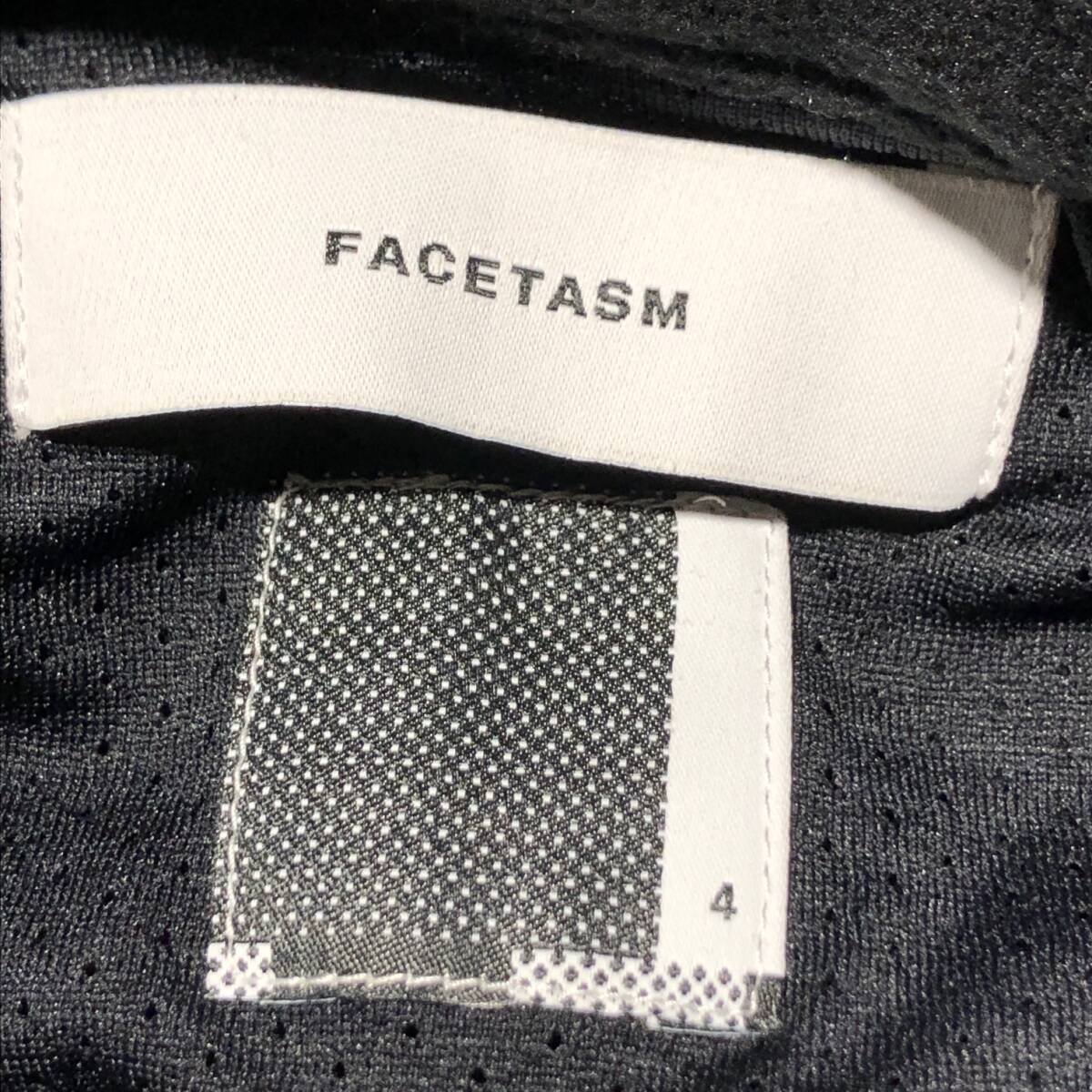 FACETASM デザインフリースジャケット ブラック サイズ4 CSW-SW-M05 ファセッタズム 店舗受取可_画像4