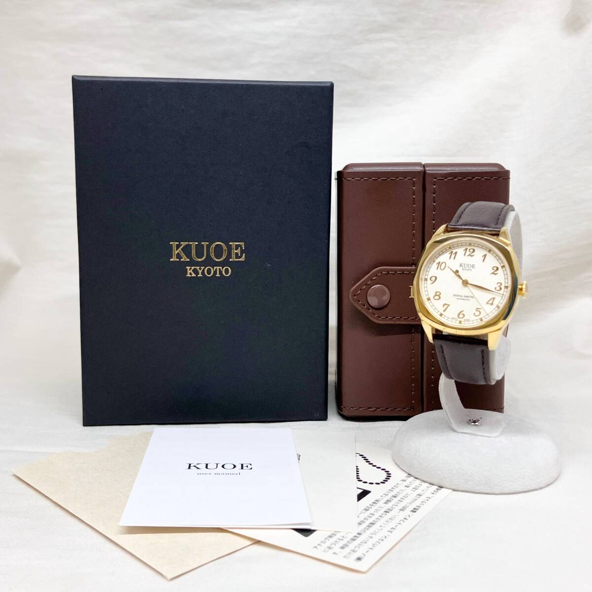 KUOE クオ KYOTO ROYAL SMITH 90-008 自動巻き 箱、説明書有 腕時計の画像9