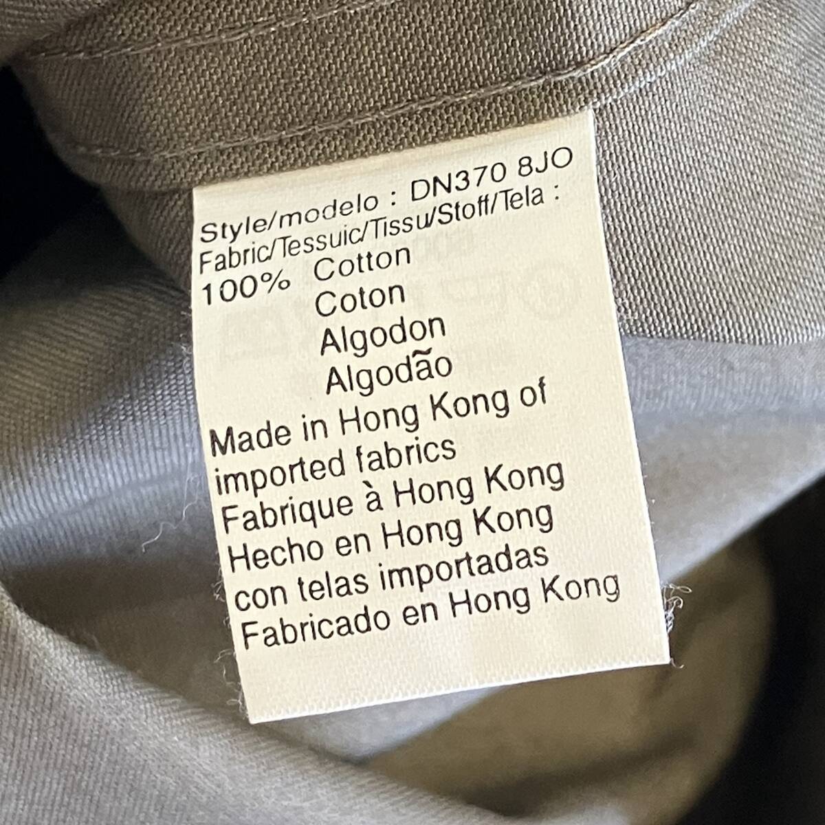 Calvin Klein Work Shirt Jacket DN370 8JO Size:L Khaki カルバン・クライン ワークシャツジャケット カーキ_画像4