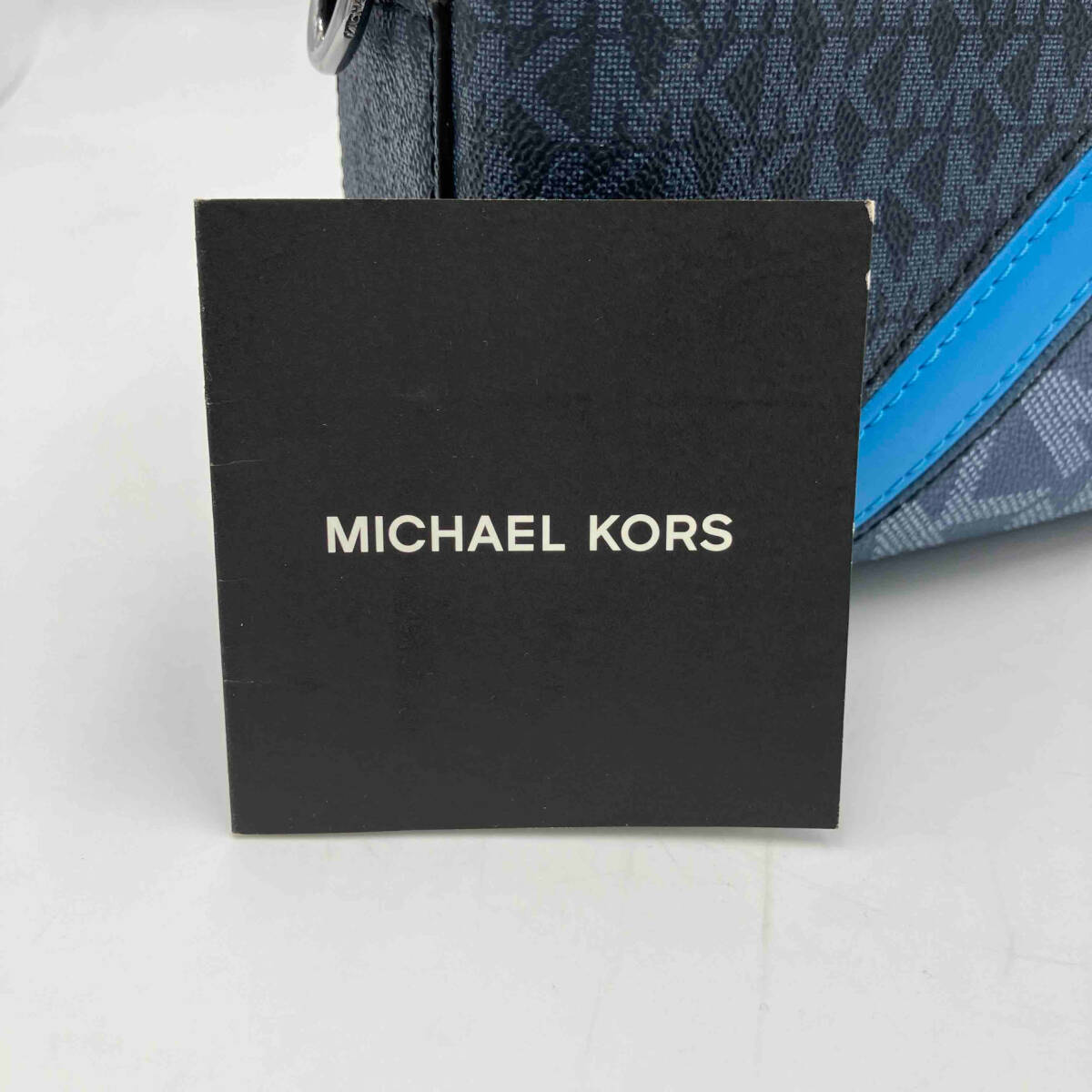 MICHAEL KORS 37U1LCOC5J／MKロゴ ショルダー・ブルー バッグ_画像9