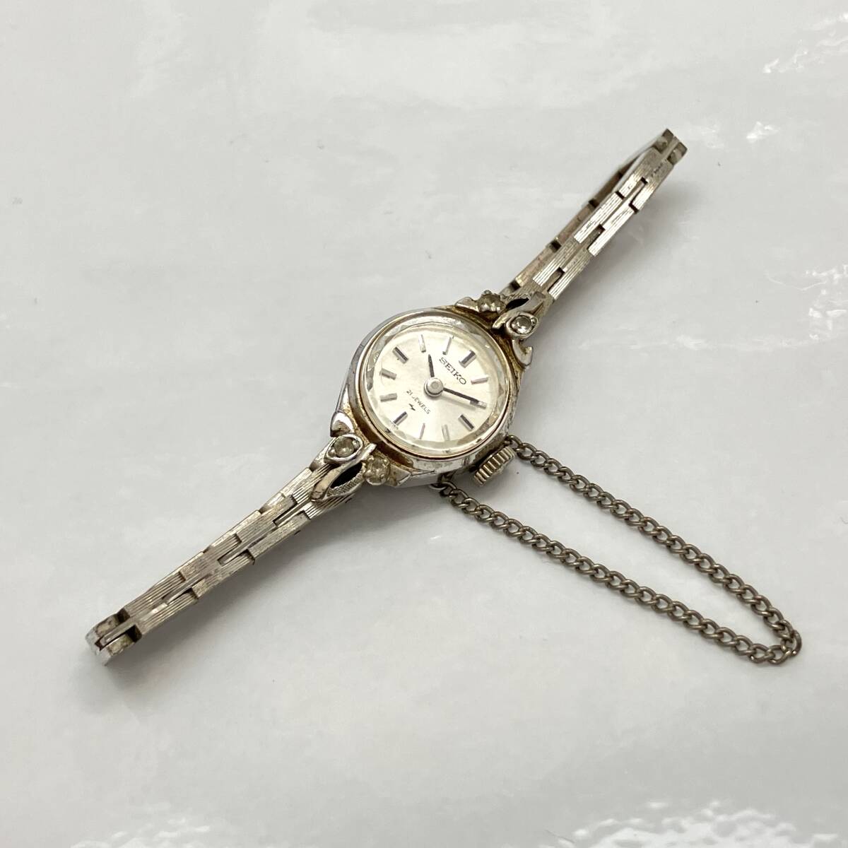 ジャンク SEIKO セイコー 11-0260 21石 手巻 レディース 腕時計_画像2