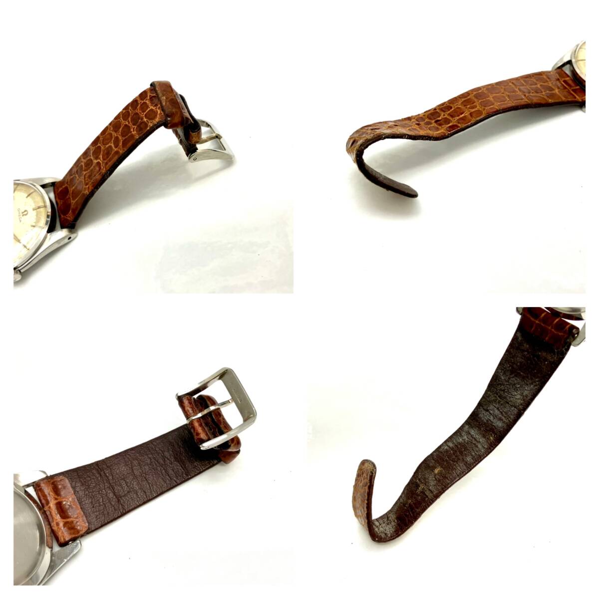 ジャンク OMEGA オメガ 手巻き 腕時計 稼働品の画像9